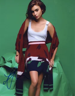 Lily Collins autograph