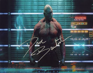 Dave Bautista autograph