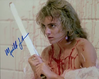 Michelle Johnson autograph