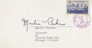 Marlin Perkins autograph
