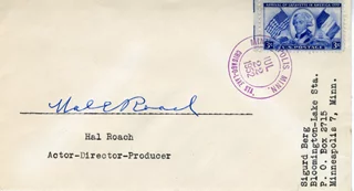 Hal Roach autograph