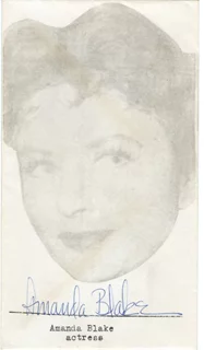 Amanda Blake autograph