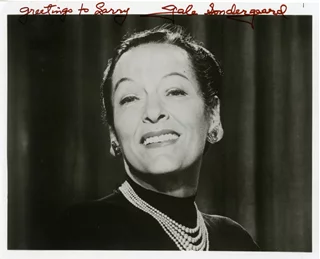 Gale Sondergaard autograph