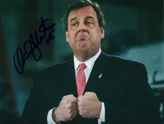Chris Christie autograph