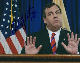 Chris Christie autograph