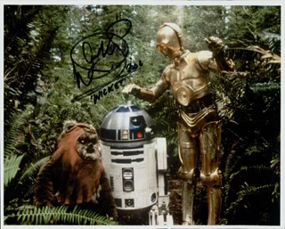 Warwick Davis autograph