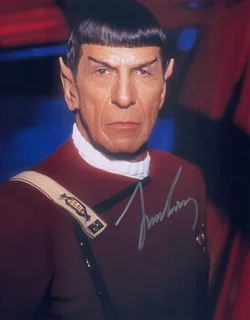 Leonard Nimoy autograph