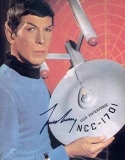 Leonard Nimoy autograph