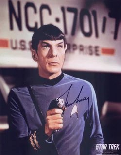 Leonard Nimoy autograph