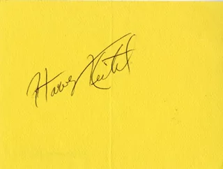 Harvey Keitel autograph