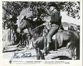 Joel McCrea autograph