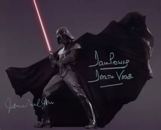 Darth Vader autograph