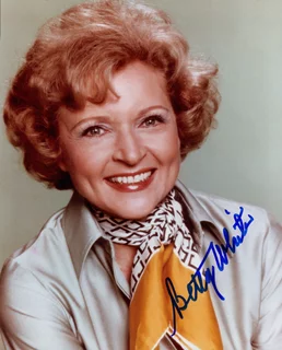 Betty White autograph