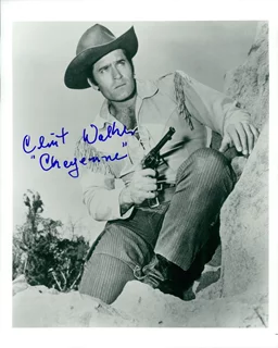 Clint Walker autograph