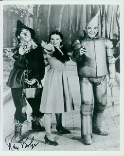 Ray Bolger autograph