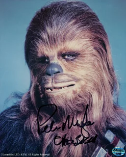 Peter Mayhew autograph