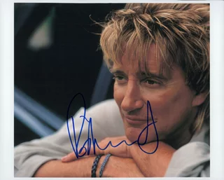 Rod Stewart autograph