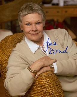 Judi Dench autograph