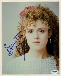 Bernadette Peters autograph