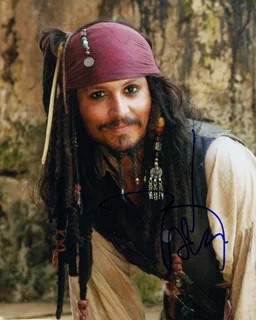 Johnny Depp autograph