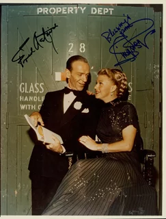 Astaire & Rogers autograph