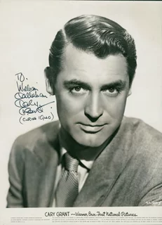Cary Grant autograph