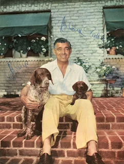 Clark Gable autograph