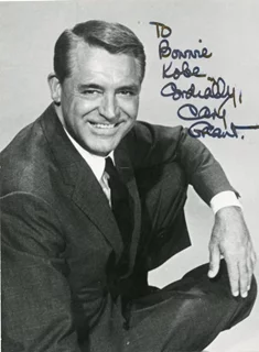 Cary Grant autograph