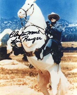 Clayton Moore autograph