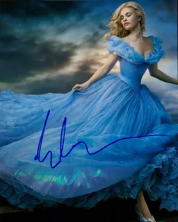 Lily James autograph