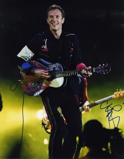Chris Martin autograph