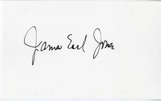 James Earl Jones autograph