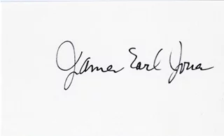 James Earl Jones autograph