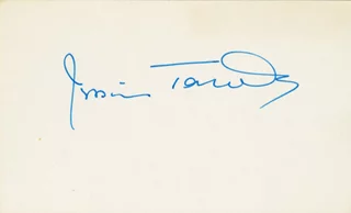 Jessica Tandy autograph