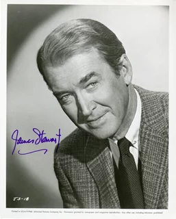 James Stewart autograph