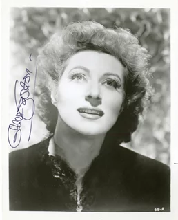 Greer Garson autograph