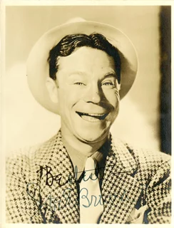 Joe E. Brown autograph