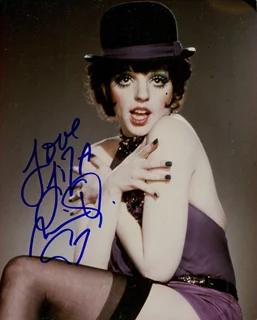 Liza Minnelli autograph
