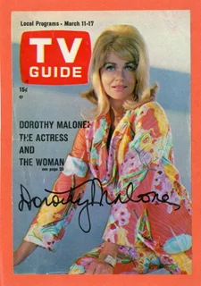 Dorothy Malone autograph