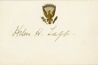 Helen Taft autograph