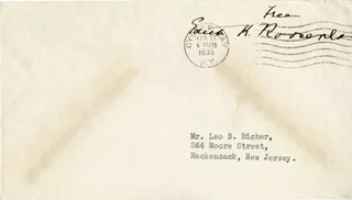 Edith Roosevelt autograph