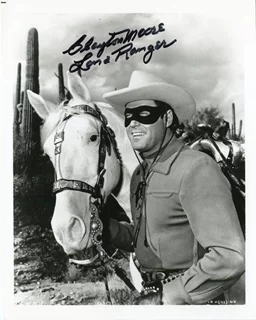 Clayton Moore autograph