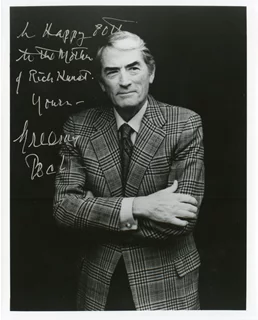 Gregory Peck autograph