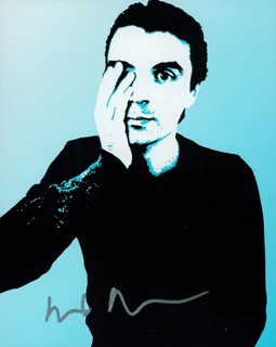 David Byrne autograph