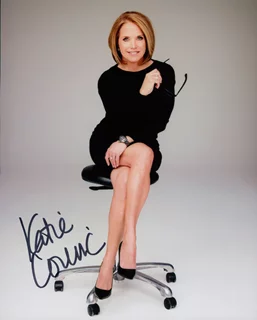 Katie Couric autograph