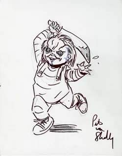 Pete von Sholly autograph