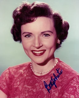 Betty White autograph