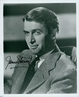 James Stewart autograph