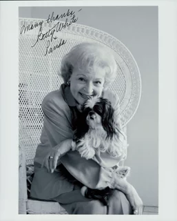 Betty White autograph