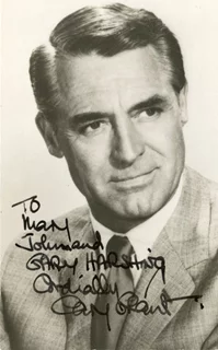 Cary Grant autograph